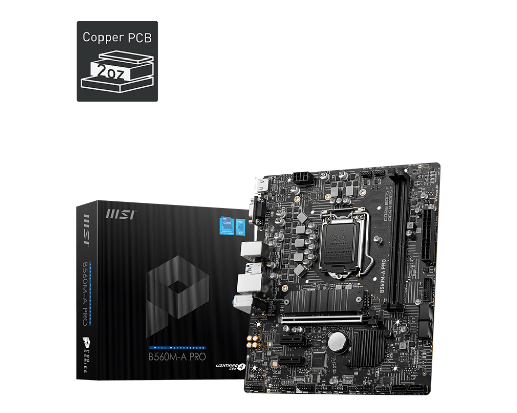 Carte Mère MSI B560M-A Pro (Intel LGA 1200) Micro ATX à prix bas