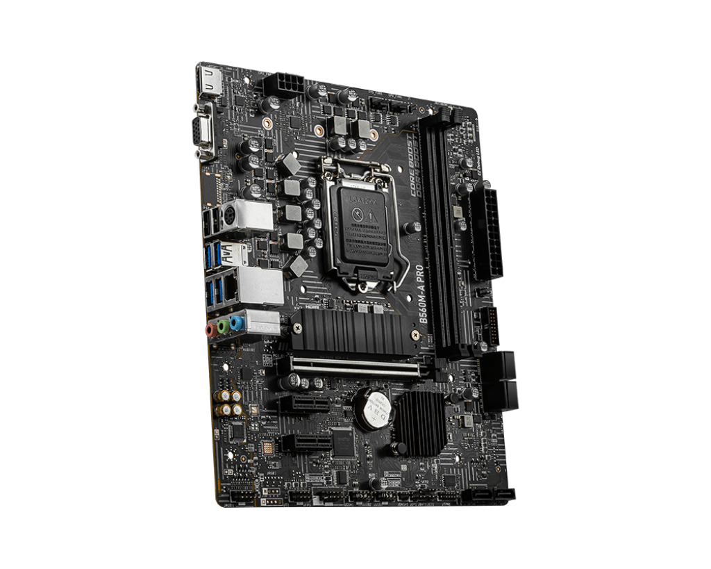 Placa Mãe MSI B560M- PRO E , Chipset B560, Intel LGA 1200, M-ATX, DDR4