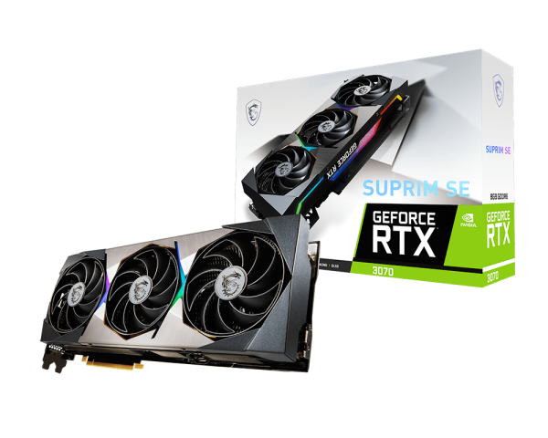 MSI GeForce RTX 3070 SUPRIM SE 8G