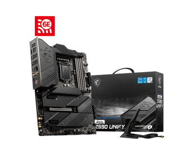 MSI MEG Z590 UNIFY Gaming Motherboard ATX - Supports Intel Core