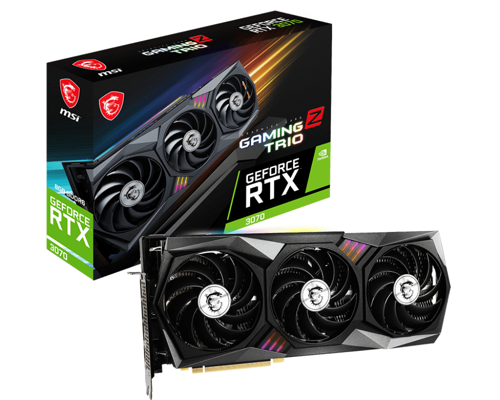 コメントありがとうございますMSI RTX3070 Gaming Z trio