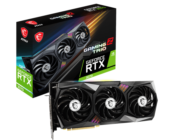 MSI GeForce RTX 3070 GAMING Z TRIO 8G LHR グラフィックスカード