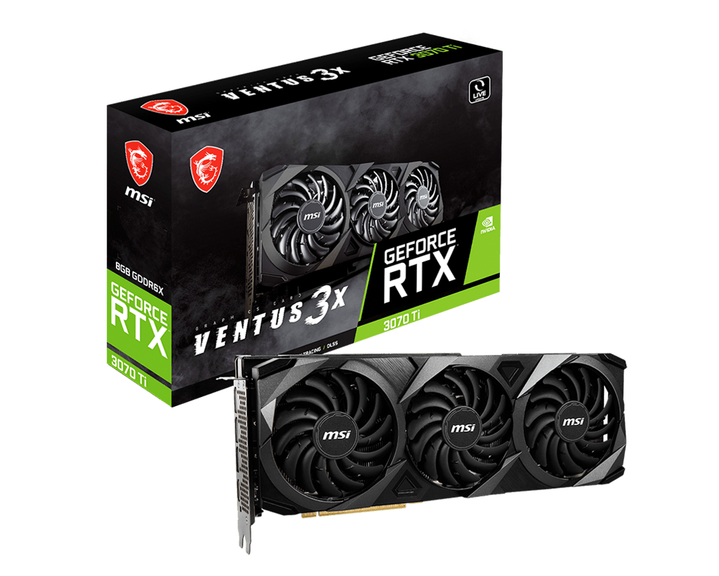 Specification GeForce RTX™ 3070 Ti VENTUS 3X 8G OC | MSI USA