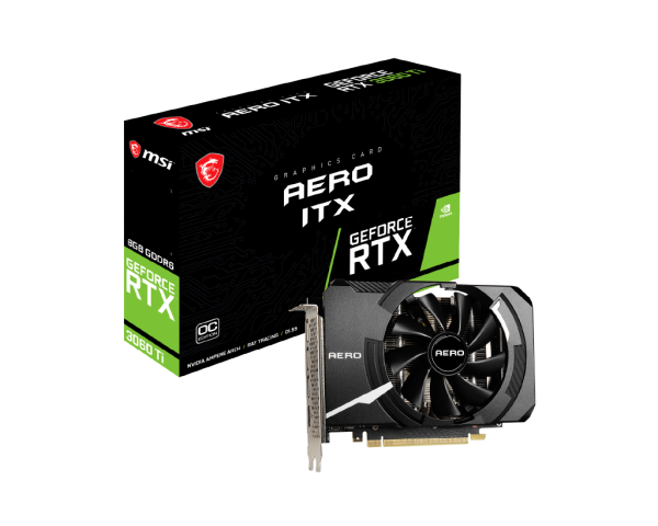 MSI GeForce RTX 3060 Ti AERO ITX 8G OC LHR