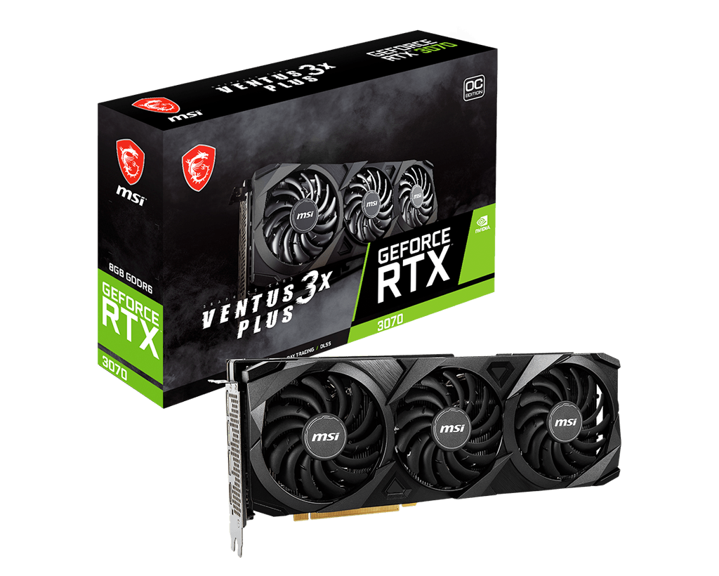 GeForce RTX™ 3070 VENTUS 3X PLUS 8G OC LHR