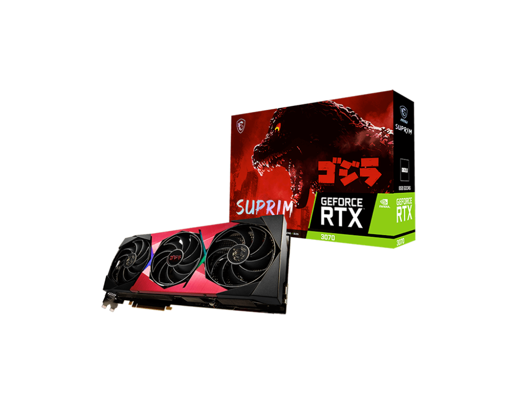 MSI GeForce RTX 3070 SUPRIM SE 8G ゴジラ