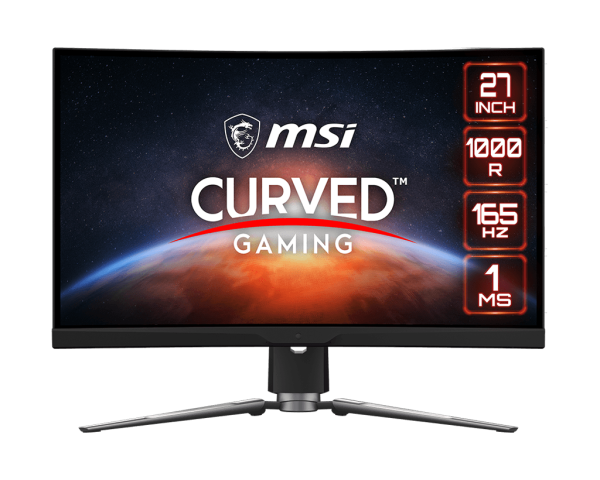  MSI Optix G27C5 27 FHD Curved Gaming Monitor, 165Hz, Wide  View, True Colors, Black, 27 (Refurbished) : Electronics
