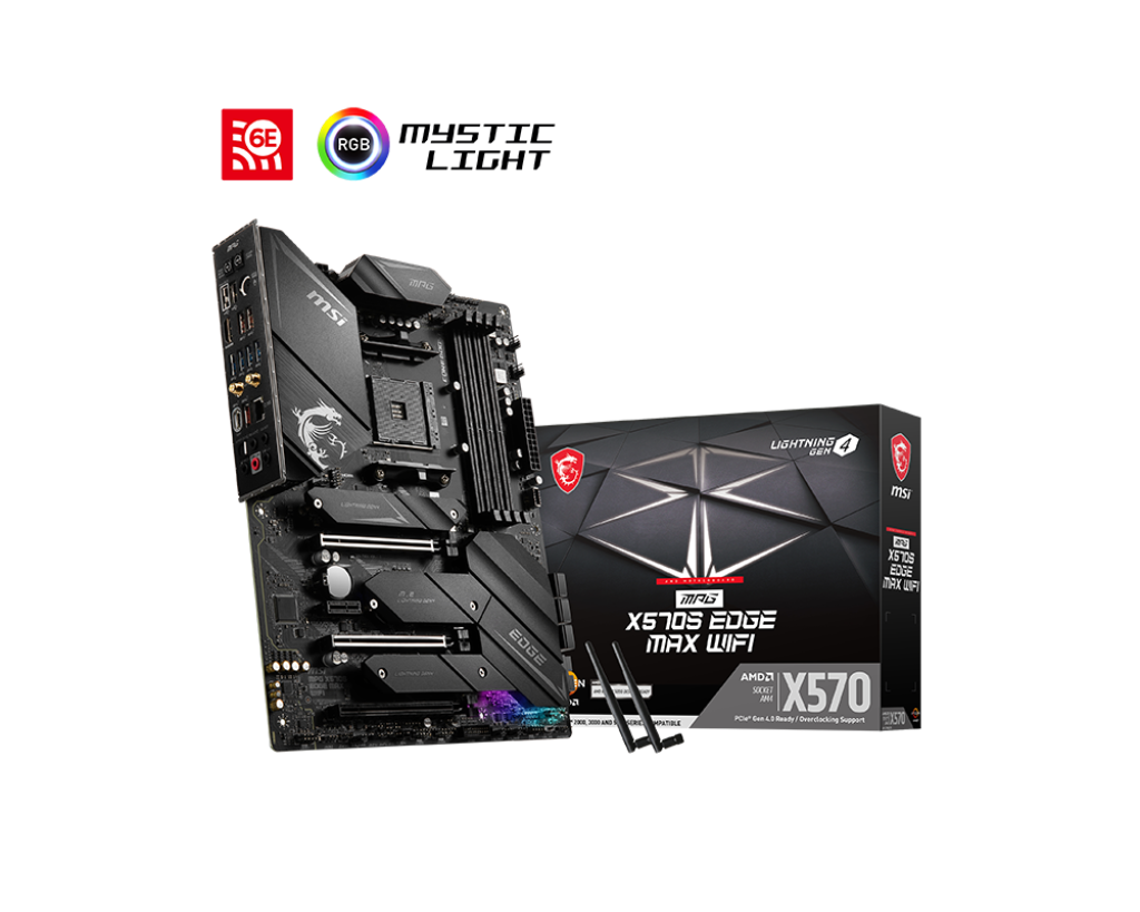 付属品は写真にあるもののみですMSI X570S EDGE MAX WIFI