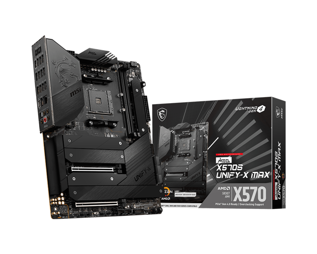 MSI MEG X570S UNIFY-X MAX - 6 x Gen4 M.2, Direct 16+2 Phase