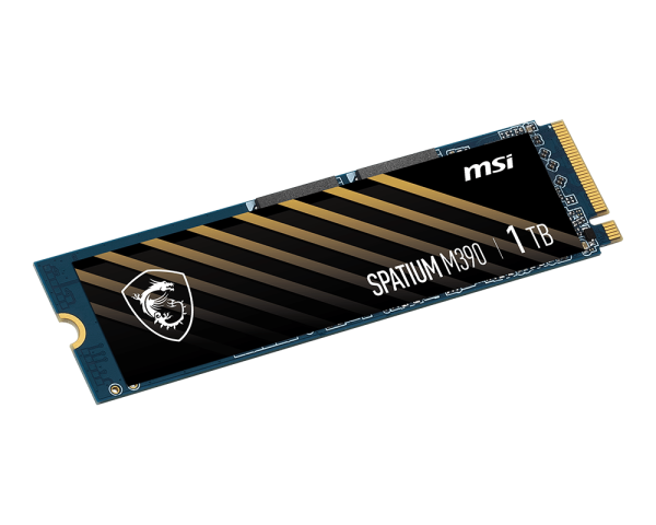MSI SPATIUM M390 SSD 1TO - Disque SSD Interne PCIe 3.0 NVMe M.2