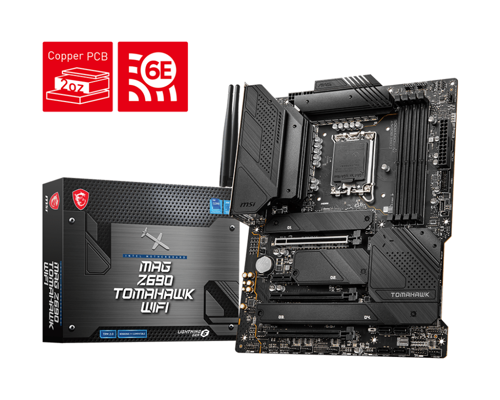 MSI MAG Z690 TOMAHAWK WIFI対応デバイスパソコン