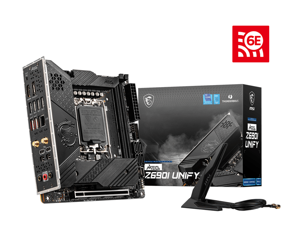 MSI MEG Z690I UNIFY Gaming Motherboard ITX - Intel 12th Gen - 10+1 ...