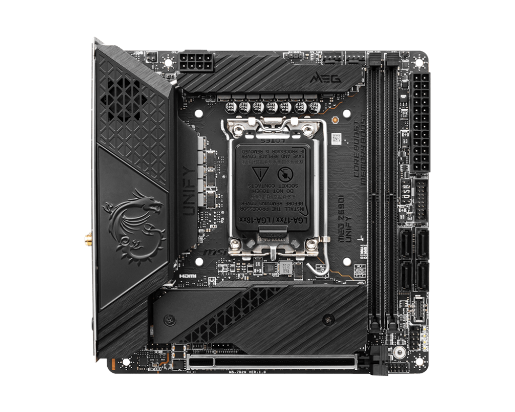 MSI MEG Z690I UNIFY Gaming Motherboard ITX - Intel 12th Gen - 10+1