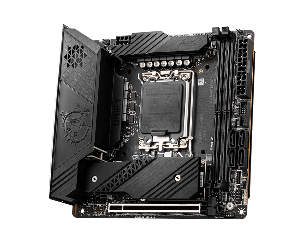 MSI MEG Z690I UNIFY Gaming Motherboard ITX - Intel 12th Gen - 10+1 ...