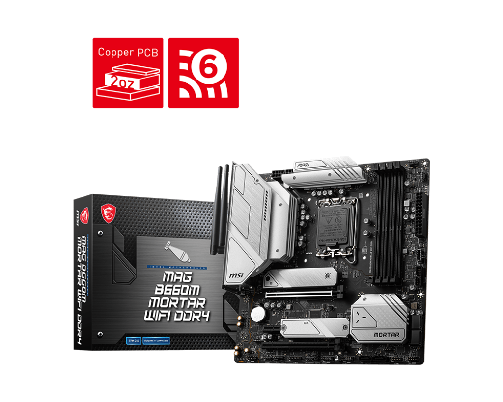 MSI MAG B660M MORTAR WIFI マザーボード Micro-ATX Intel B660チップ