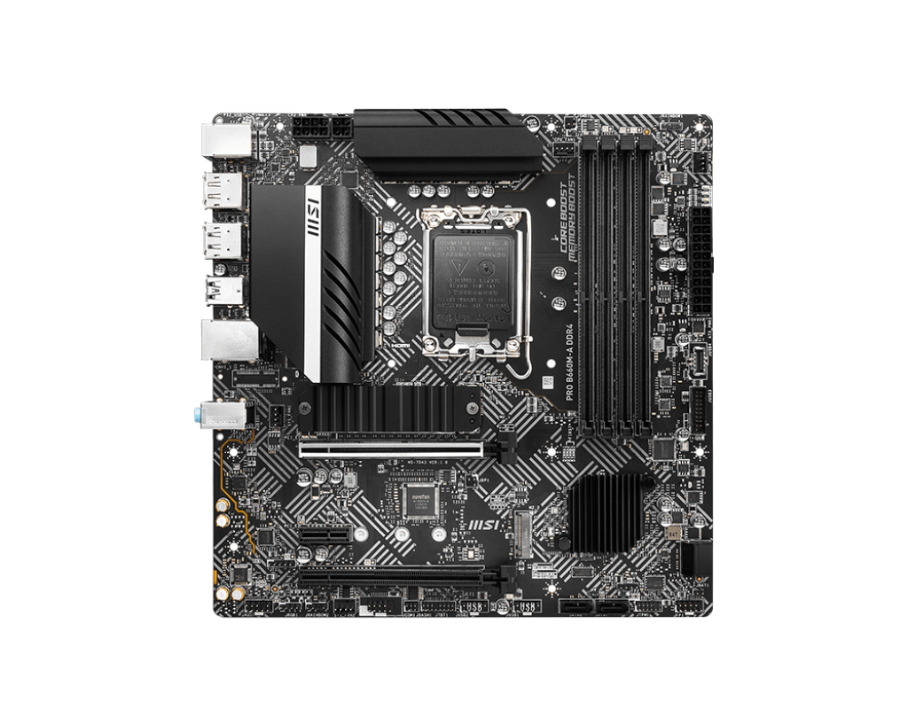 PRO B660M-A DDR4 Motherboard M-ATX - Intel 12th Gen Processors