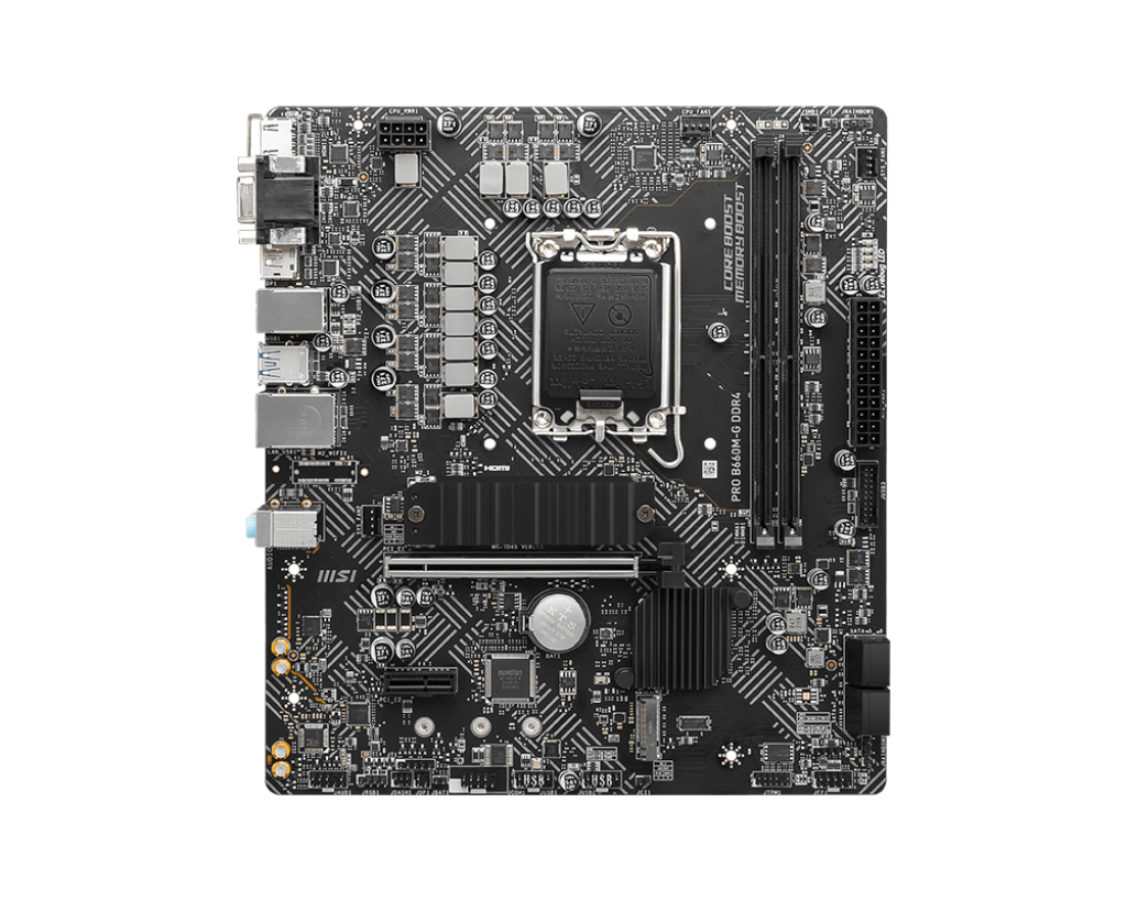 PRO B660M-G DDR4 Motherboard M-ATX - Intel 12th Gen Processors