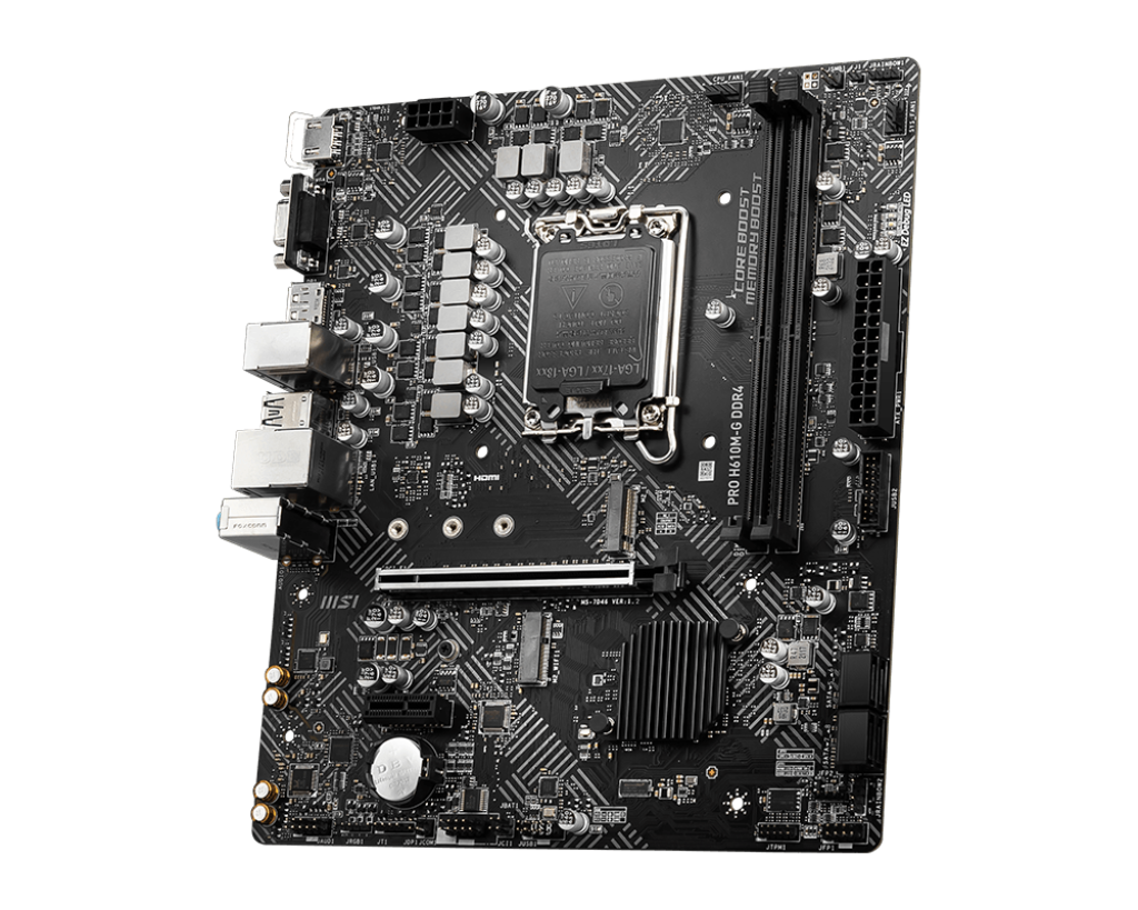 PRO H610M-G DDR4 Motherboard M-ATX - Intel 12th Gen Processors