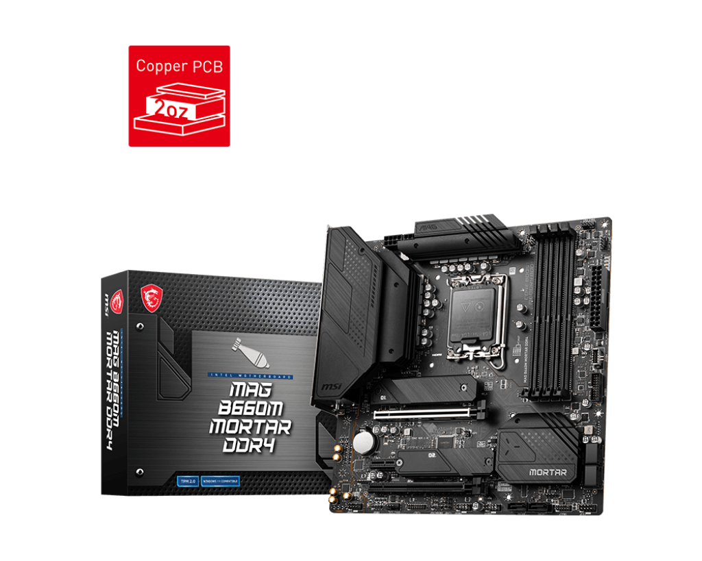 MSI B660M MORTAR DDR4 第12世代CPU MB5853-