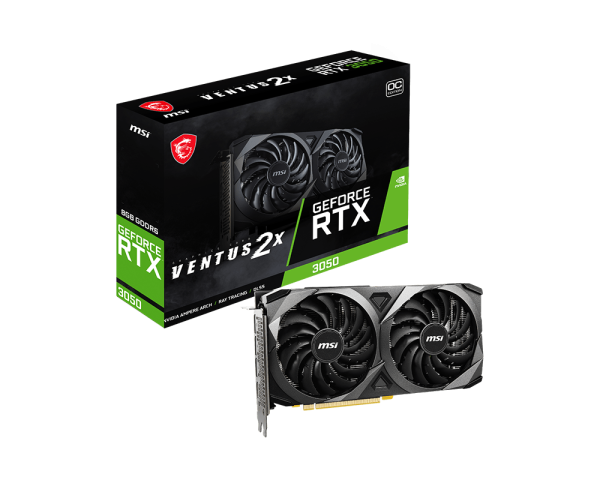 MSI Geforce RTX 3050 VENTUS 8G OC - PCパーツ