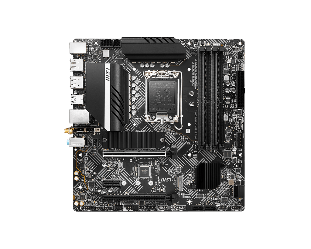 PRO B660M-A WIFI DDR4 Motherboard M-ATX - Intel 12th Gen Processors