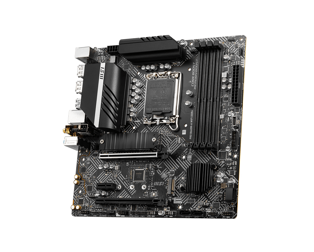 PRO B660M-A WIFI DDR4 Motherboard M-ATX - Intel 12th Gen Processors