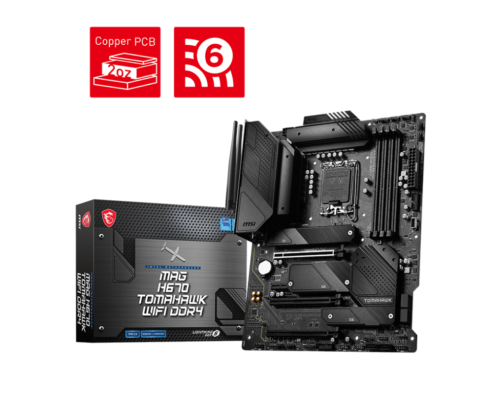 MSI MAG H670 TOMAHAWK WIFI DDR4 LGA170071チャネル