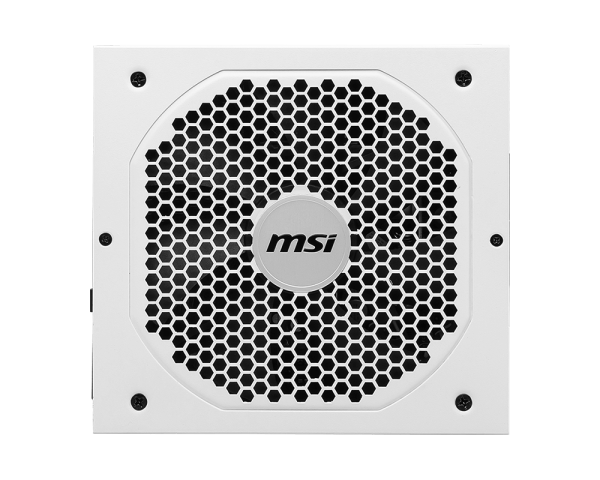 MSI MPG A750GF Bloc d'Alimentation, Prise EU, 750W, Certifié 80 Plus Gold,  PSU ATX Entièrement Modulaire, Support GPU 3 x 6+2 Pin, Condensateurs
