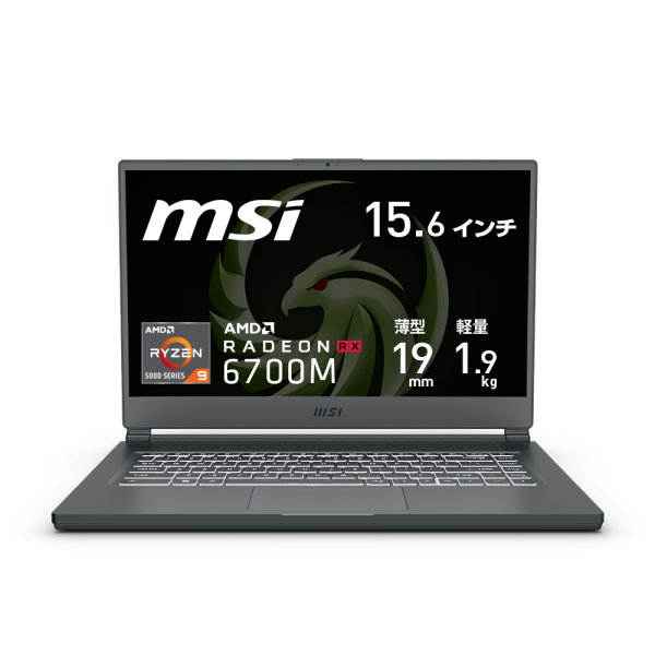 MSI - AMD Ryzen 搭載ゲーミングノートPC Delta 15 A5