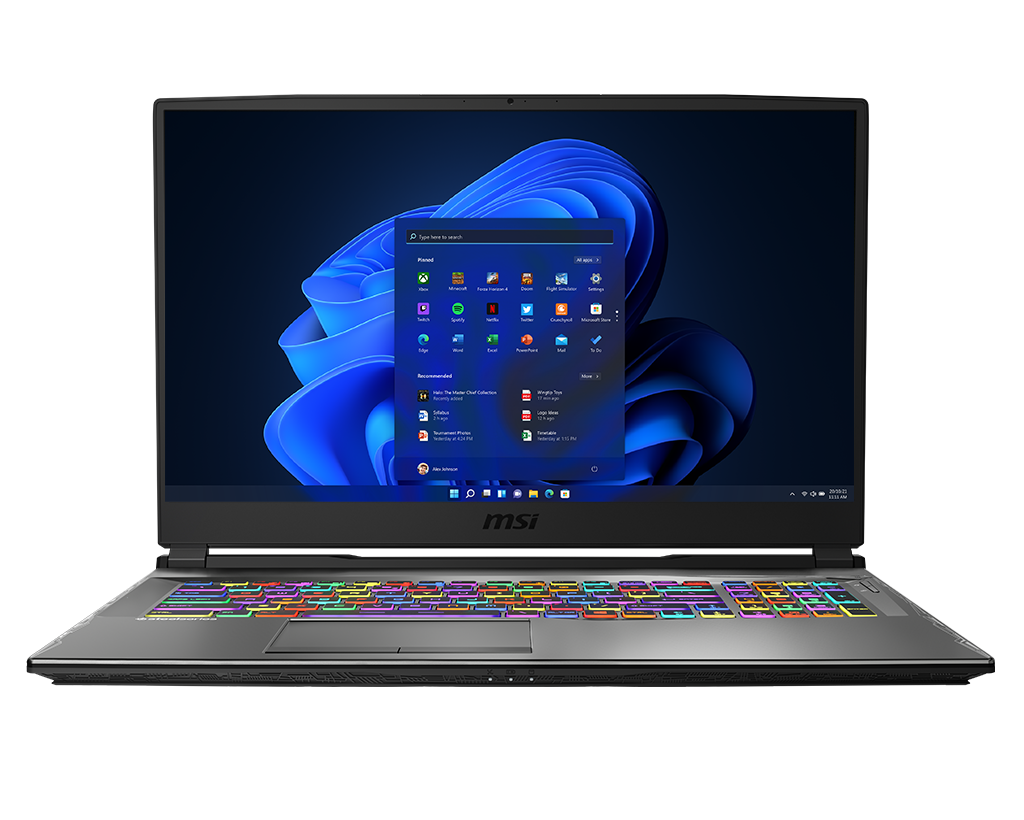 MSI Alpha 17 – 7nm Technology Gaming Laptop