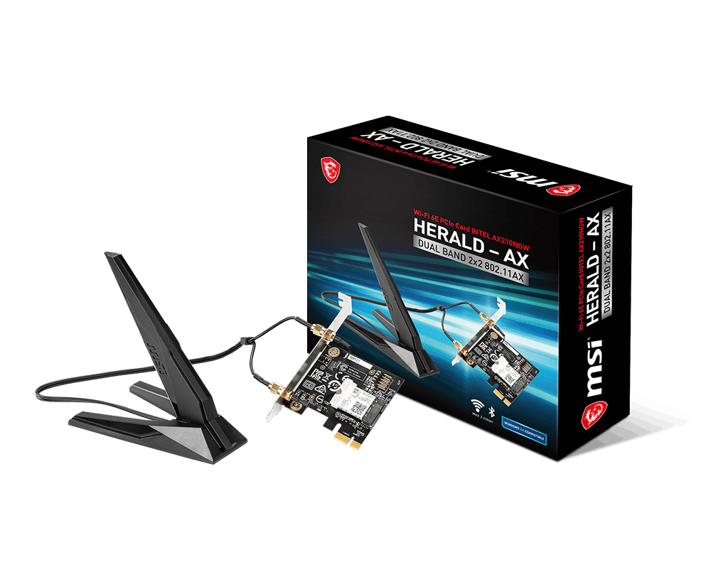 MSI HERALD AX INTEL AX210NGW WI FI 6E Accessory MSI Global