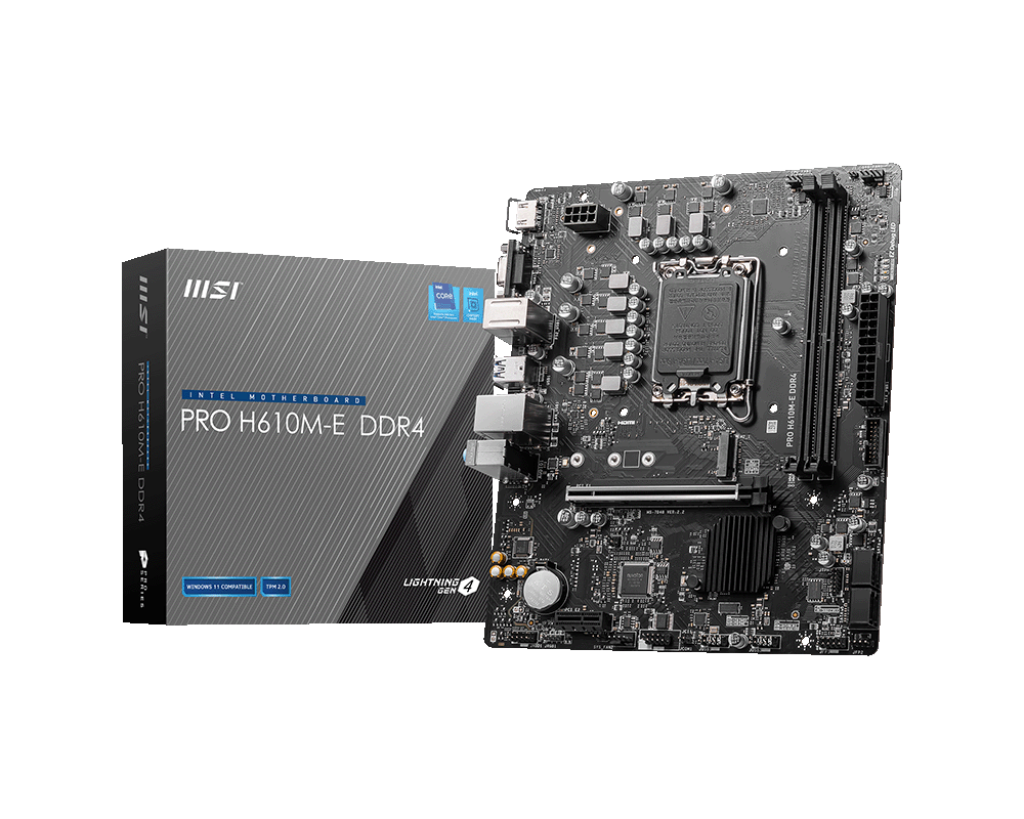 Tarjeta Madre ASUS PRIME / H610M-E D4 CSM / INTEL / LGA 1700 / Micro-ATX