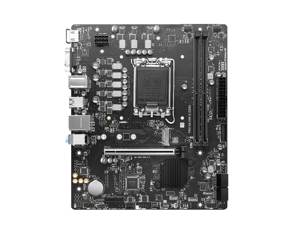 PRO H610M-E DDR4 Motherboard M-ATX - Intel 12th Gen Processors