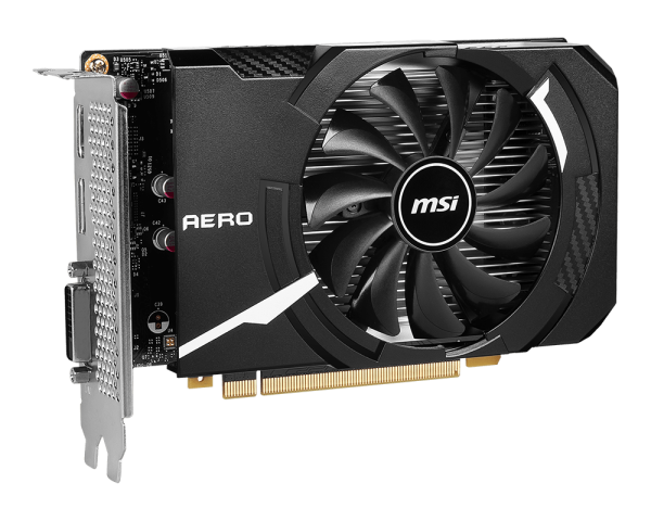 MSI グラフィックスボード GeForce GTX 1630 AERO ITX 4G OC/A VD8608-