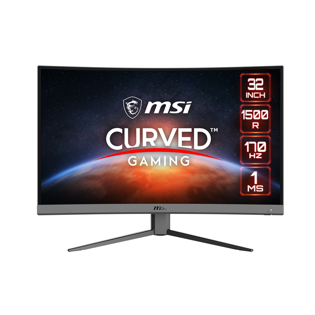 MSI G32C4 E2 Curved Gaming Monitor - 32 Inch, FHD (1920x1080), 170Hz, AMD  Free-Sync premium