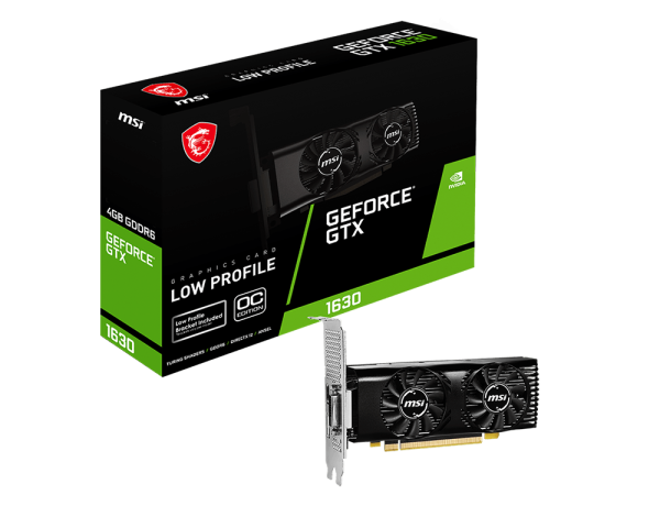 GeForce® GTX 1630 4GT LP OC
