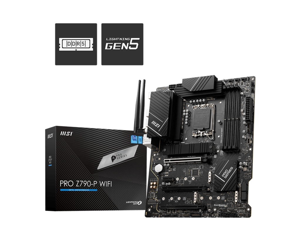 Carte mère ATX Socket 1700 Intel Z790P Express - 4x DDR5-MSI PRO