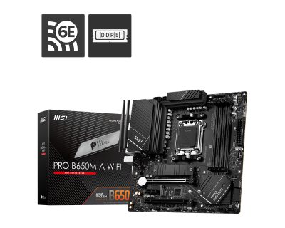 ▷ MSI PRO B650M-P carte mère AMD B650 Emplacement AM5 micro ATX
