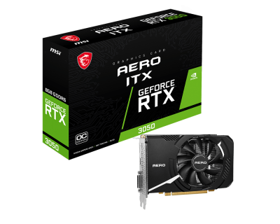 GeForce RTX™ 3050 AERO ITX 8G OCV1 | Graphics Card | MSI