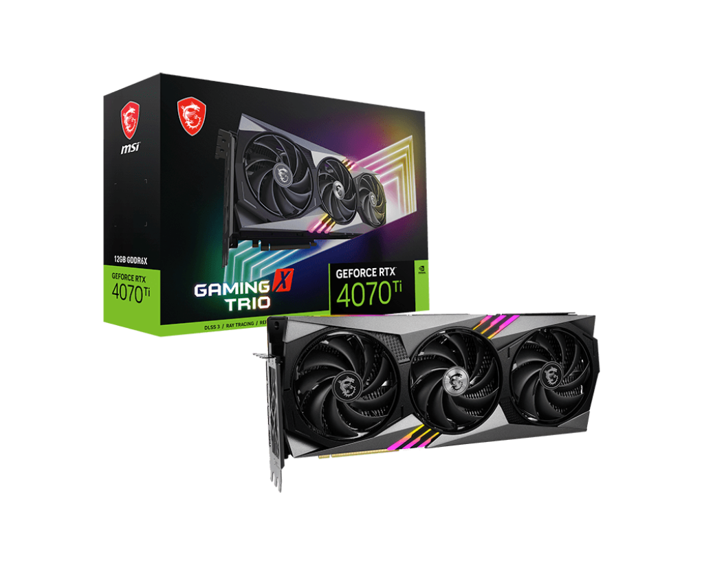 MSI GeForce RTX 4070 Ti GAMING X TRIO 12G Graphics Card