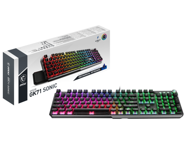 MSI VIGOR GK71 SONIC – BLUE SWITCHES GAMING KEYBOARD