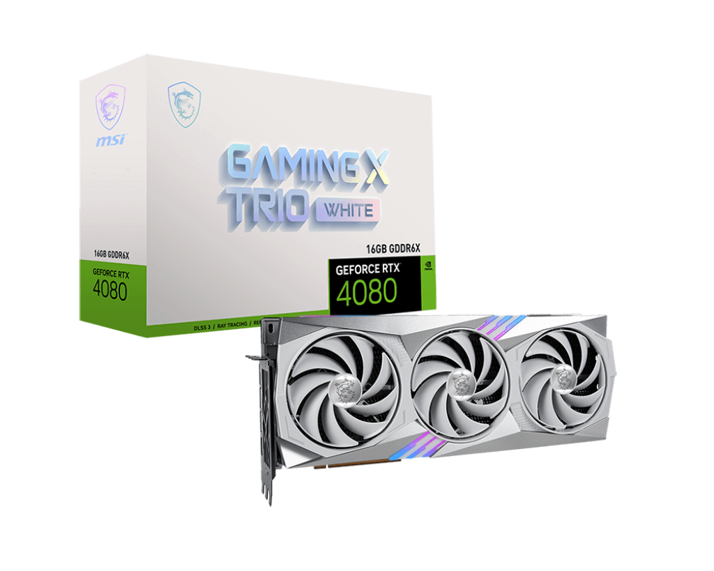 MSI GeForce RTX™ 4080 16GB GAMING X TRIO WHITE