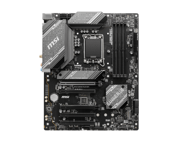 MSI B760 GAMING PLUS WIFI, ATX - Intel 13th/12th Gen - 12 Phases