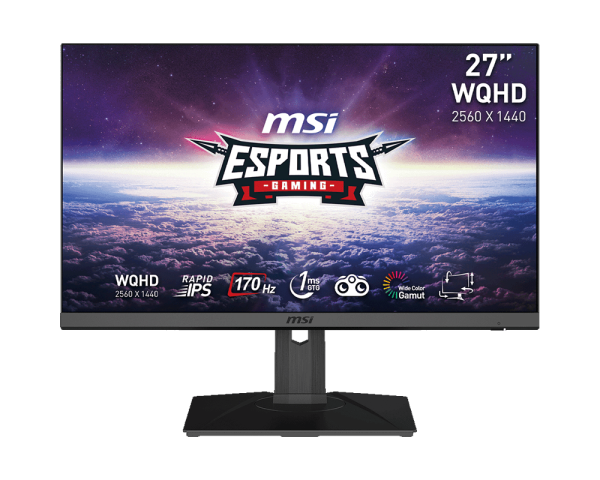 msi g272qpf wqhd 27インチ 170hz ゲーミングモニター