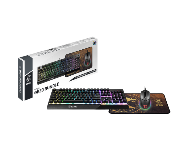 MSI VIGOR GK30 BUNDLE - НАЧНИ СВОЮ ИГРУ | ПЕРИФЕРИЙНЫЕ УСТРОЙСТВА MSI