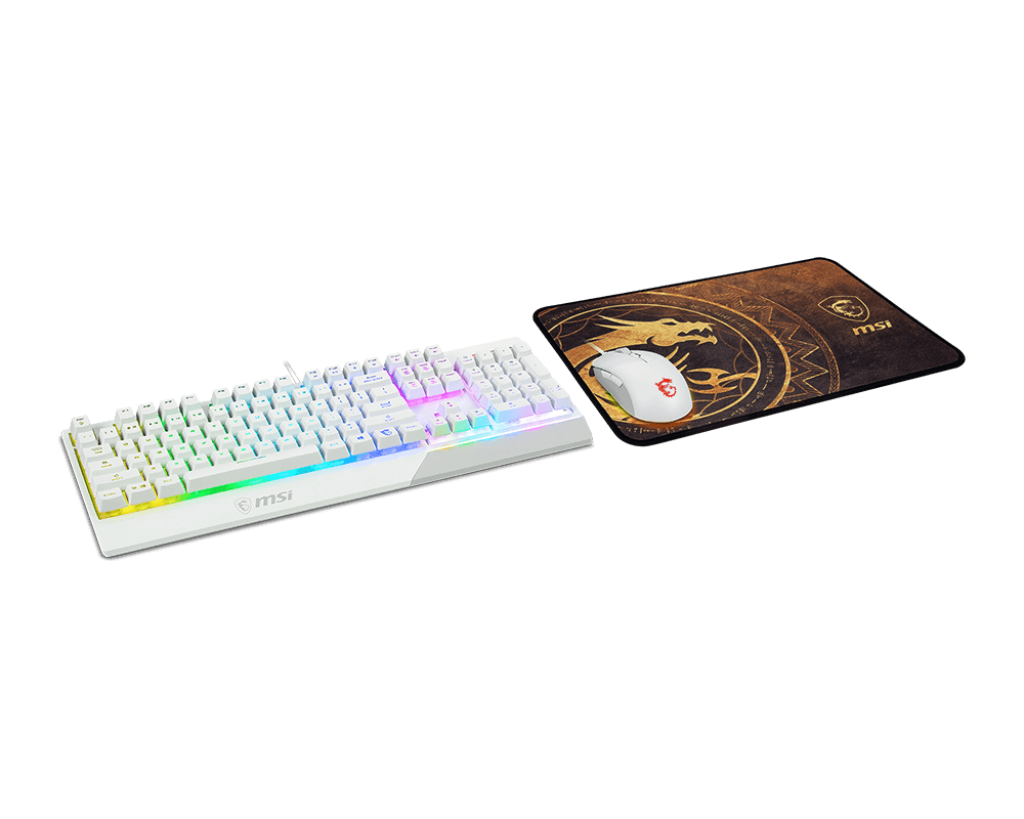 MSI VIGOR GK30 WHITE BUNDLE - НАЧНИ СВОЮ ИГРУ | ПЕРИФЕРИЙНЫЕ УСТРОЙСТВА MSI