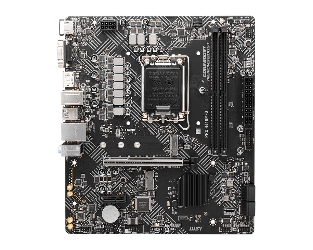 PRO H610M-G Motherboard M-ATX - Intel 12th & 13th Gen Processors