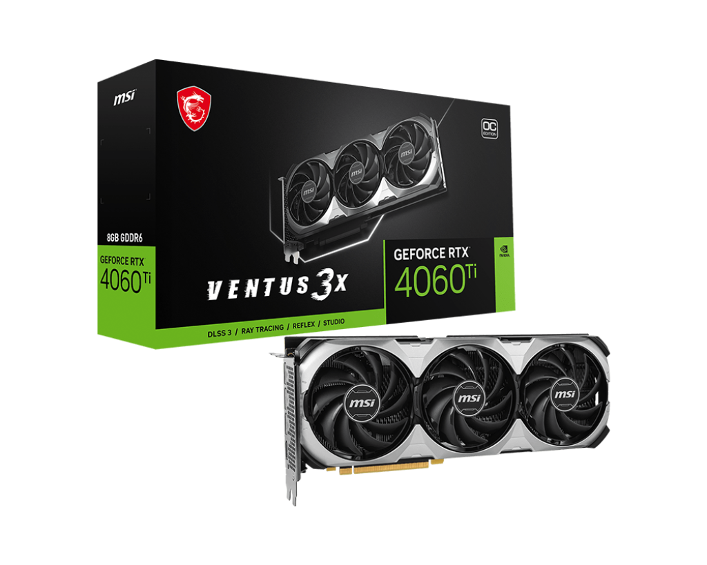 MSI GeForce RTX 4060 Ti VENTUS 3X 8G OC グラフィックスボード VD8516-