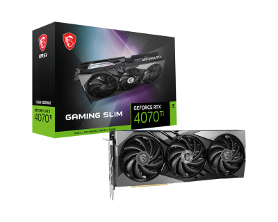 MSI GeForce RTX™ 4070 Ti GAMING SLIM 12G