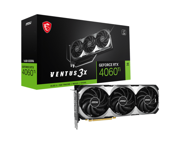 GeForce RTX™ 4060 Ti VENTUS 3X 16G